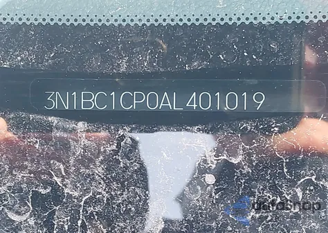 2010 Nissan Versa 1.8S z USA, uszkodzony, nr VIN 3N1BC1CP0AL401019